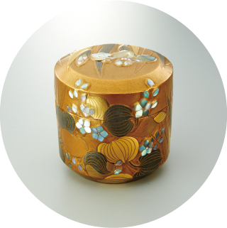 杜若澤桔梗蒔絵雪吹