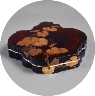 蔦蒔絵蔦の木硯箱