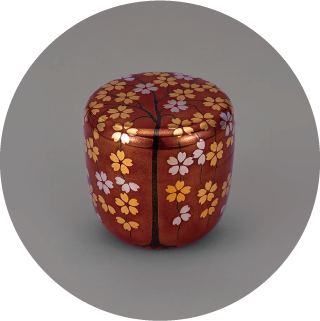 朱金桜蒔絵大棗