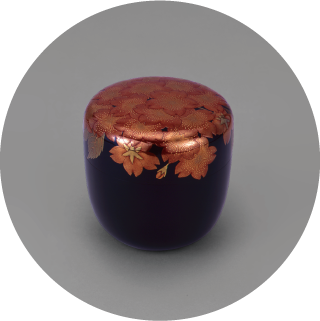 朱金桜蒔絵大棗