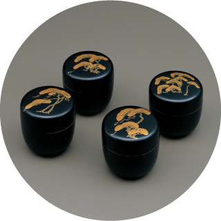 松蒔絵大棗（倣光琳）