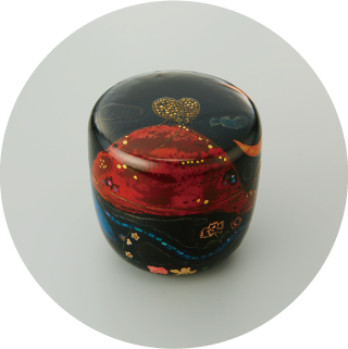 鈴虫夜蒔絵大棗